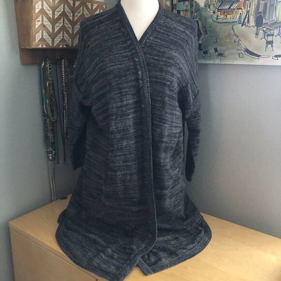 Pure J Jill Linen Blend Open Whimsigoth Cardigan Sweater - Picture 2 of 10